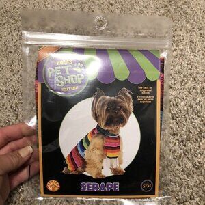 Rubies Pet Shop Boutique Dog Serape Size S/M